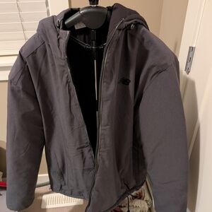 New Balance Gray Hooded Jacket